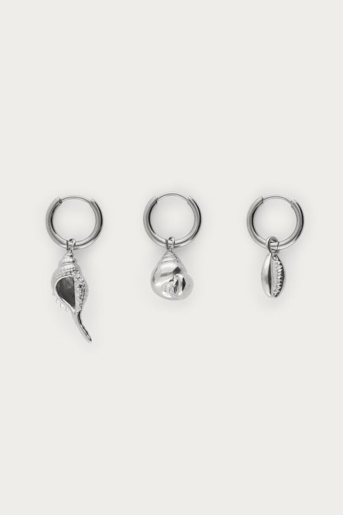 Mer set three earrings with shells | My Jewellery