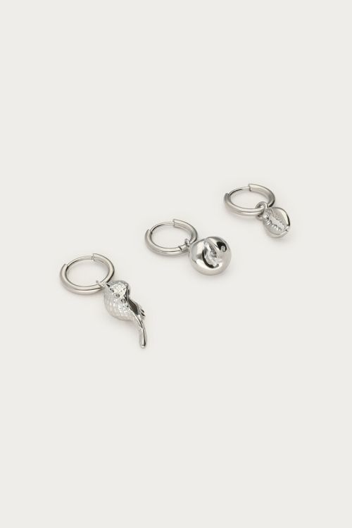Mer set three earrings with shells | My Jewellery