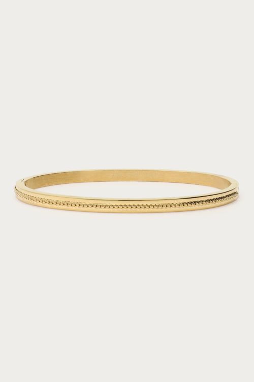 Bracelet rigide Midnight à relief
