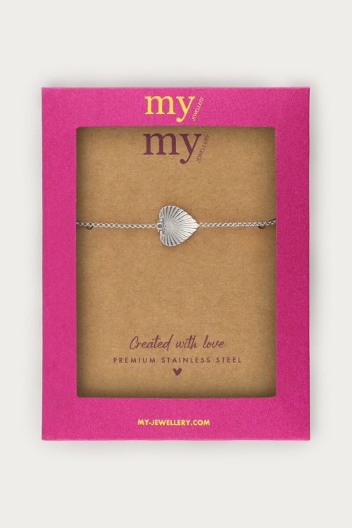 Midnight bracelet striped heart | My Jewellery