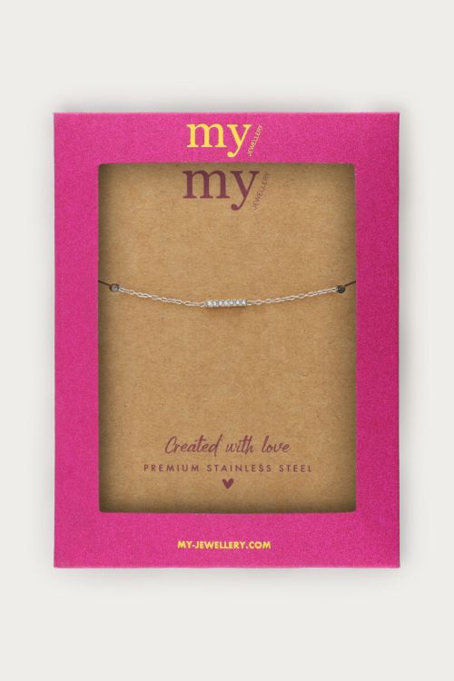 Midnight bracelet with delicate rhinestones | My Jewellery