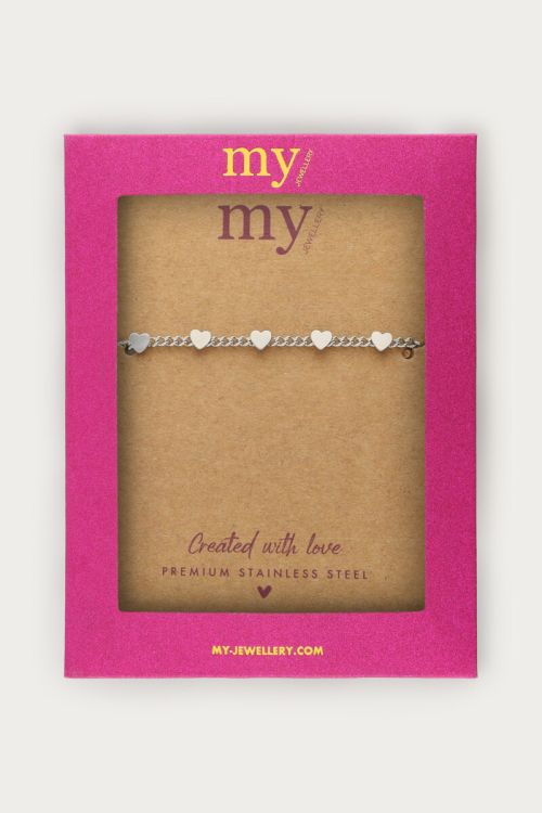 Midnight bracelet with hearts | My Jewellery