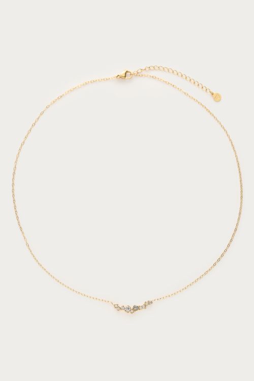 Midnight necklace with fine rhinestones | My Jewellery