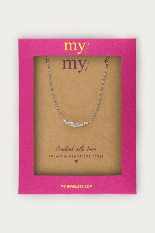 Midnight necklace with fine rhinestones | My Jewellery