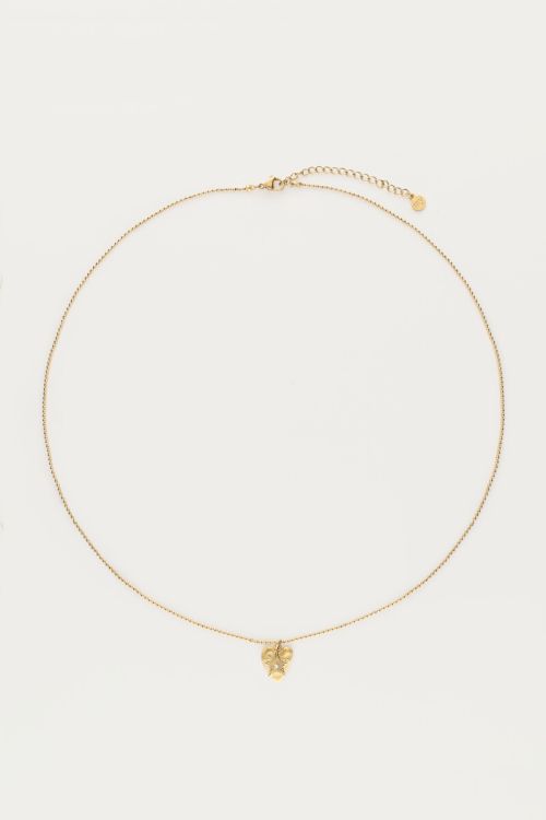 Midnight ketting met hartjes ster
