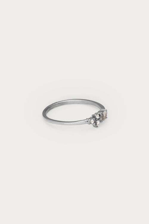 Midnight ring with delicate rhinestones | My Jewellery