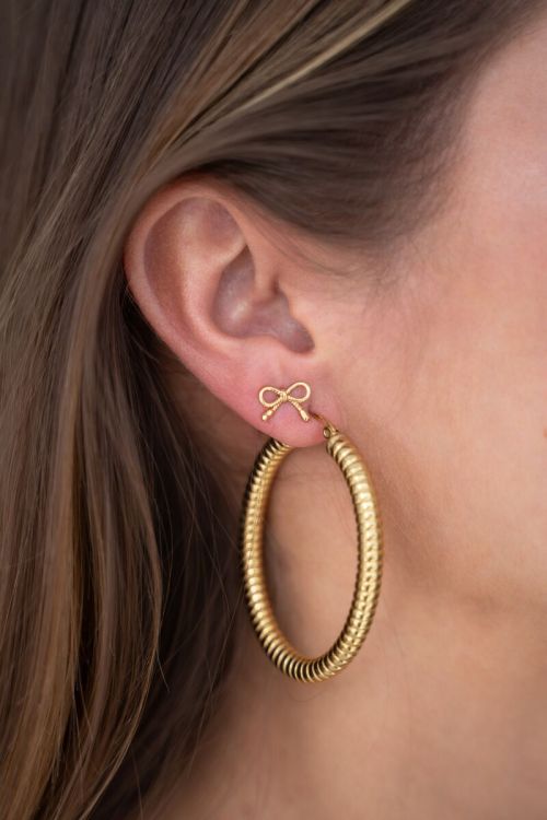 Minimalist bow studs  | My Jewellery