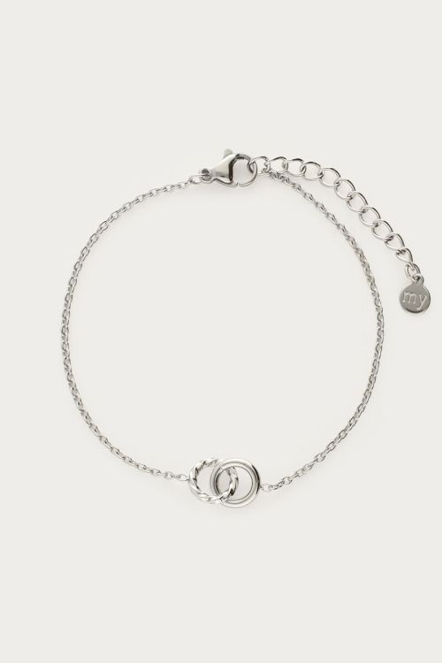 Minimalist bracelet double circle | My Jewellery