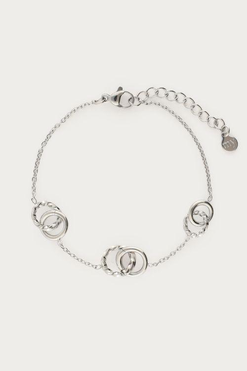 Armband met driedubbele cirkels