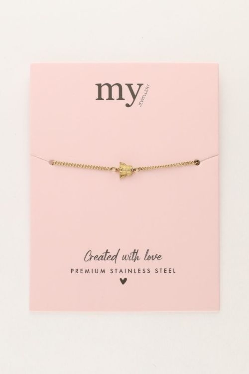 Minimalist bracelet with butterfly | My Jewellery