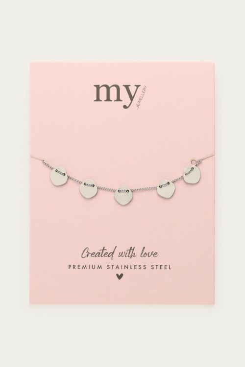 Minimalist bracelet with five coins | My Jewellery