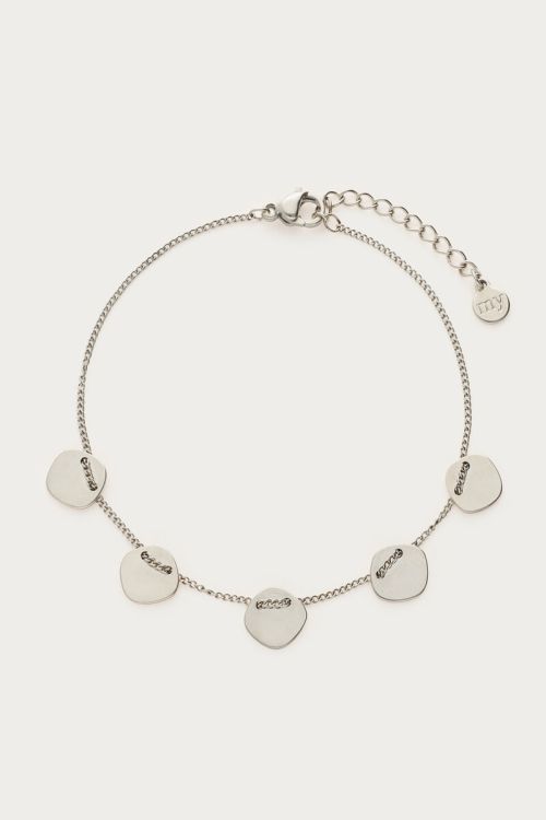 Bracelet minimaliste avec cinq médaillons