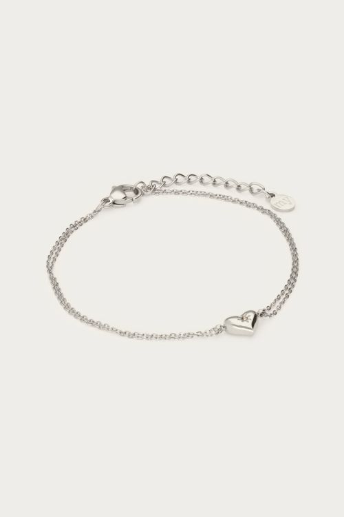 Minimalist double bracelet with birthstone | My Jewellery