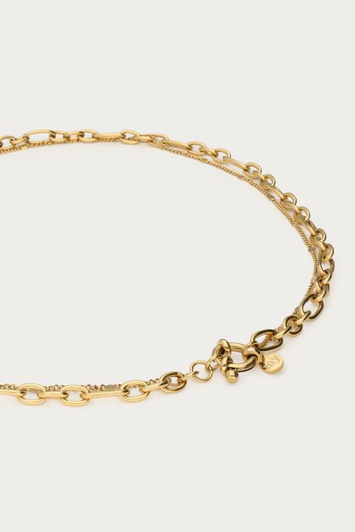 Minimalist double chain with links | My Jewellery