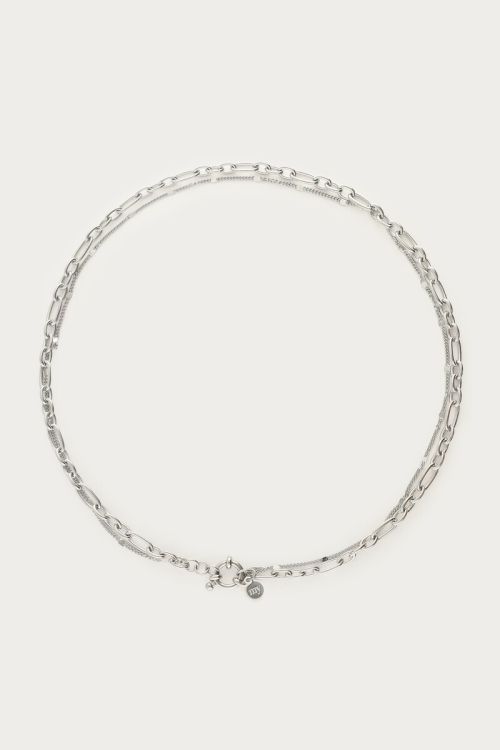 Minimalist double chain with links | My Jewellery