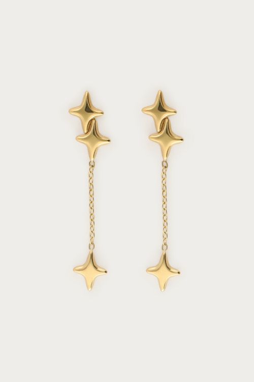 Minimalist drop earrings with Pole Stars | My Jewellery