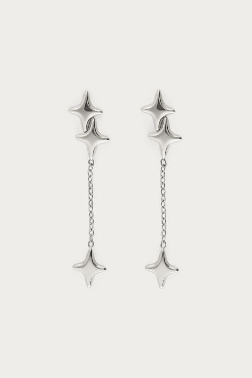 Minimalist drop earrings with Pole Stars | My Jewellery