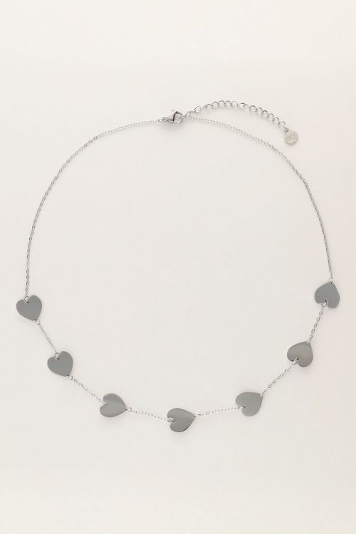 Minimalistische ketting met hartjes