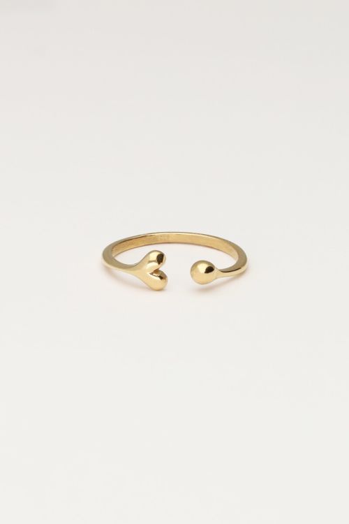 Minimalistischer Ring mit Herz
