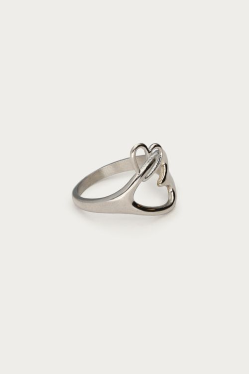 Minimalist ring with open heart | My Jewellery