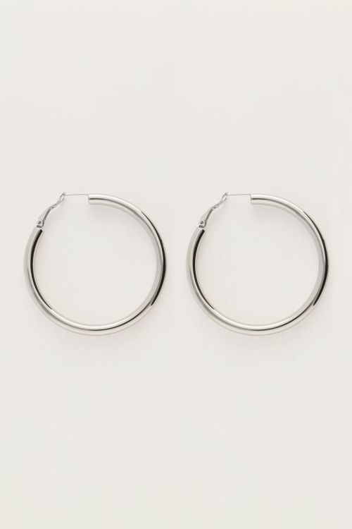 Large round hoop earrings  | My Jewellery