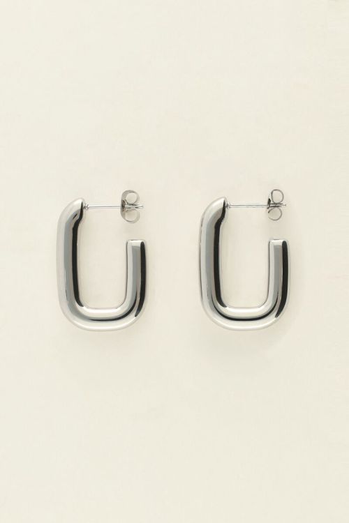 Rectangular drop earrings | My Jewellery
