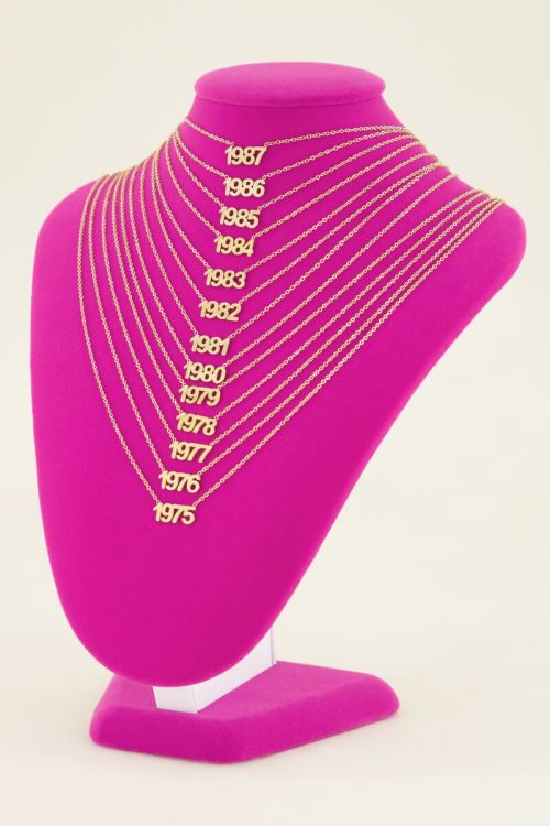 Birth year necklace | My Jewellery