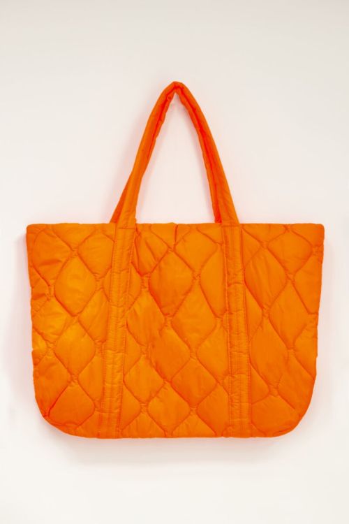 Oranje puffer shopper | My Jewellery