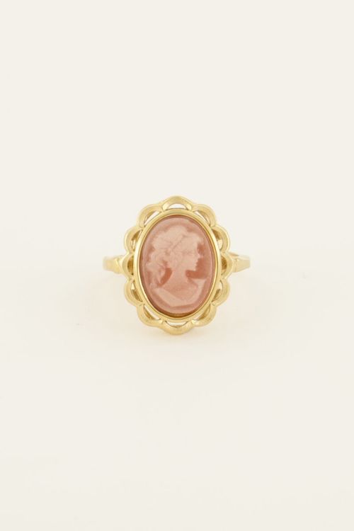 Bold Spirit rosa Kamee-Ring