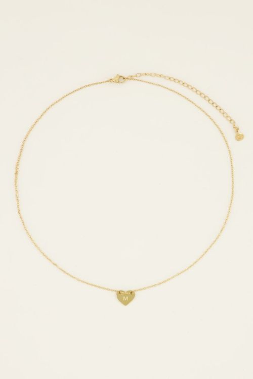 Necklace with heart initial | My Jewellery