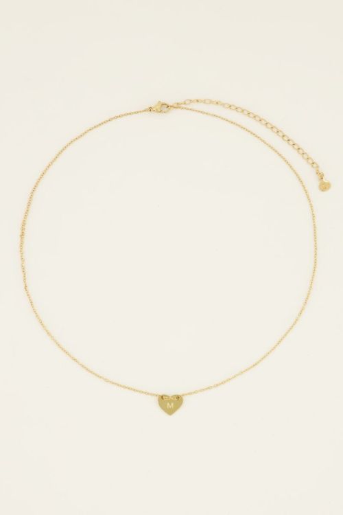 Ketting met initial op hartje | My Jewellery