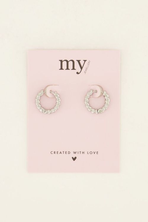 Oorring met gedraaid detail | My Jewellery