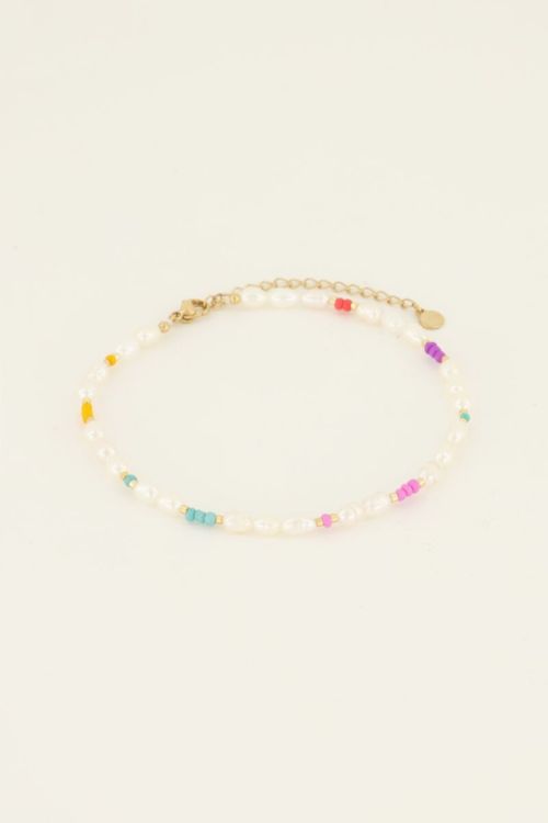 Sunchasers pearl anklet with beads | My Jewellery