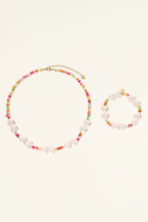 Children’s gift box with heart necklace & bracelet