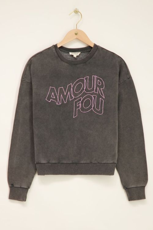 Graues Sweatshirt "Amour Fou"