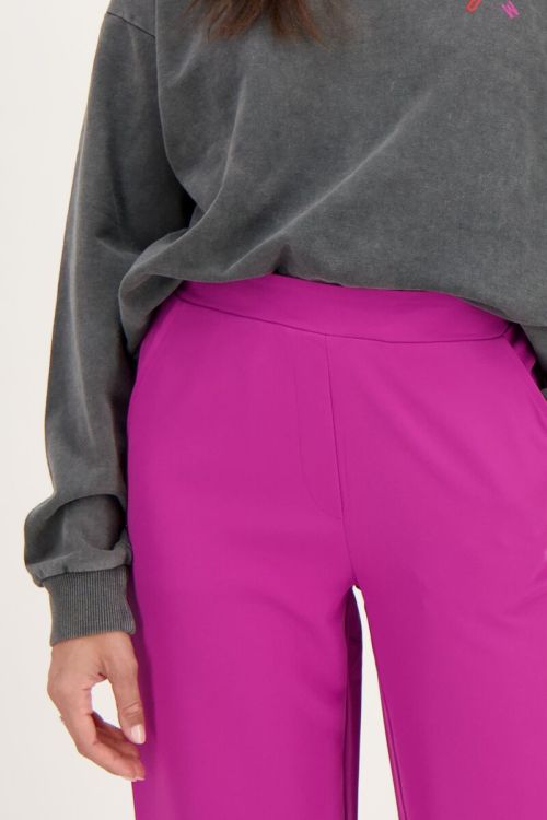 Purple elasticated trousers | My Jewellery