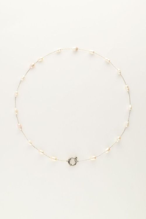 Valentine's minimalist necklace with pearls | My Jewellery