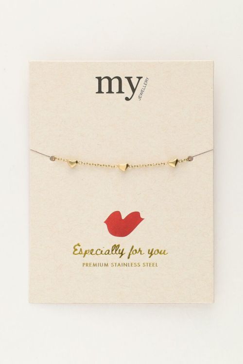Valentine's bracelet with small hearts | My Jewellery