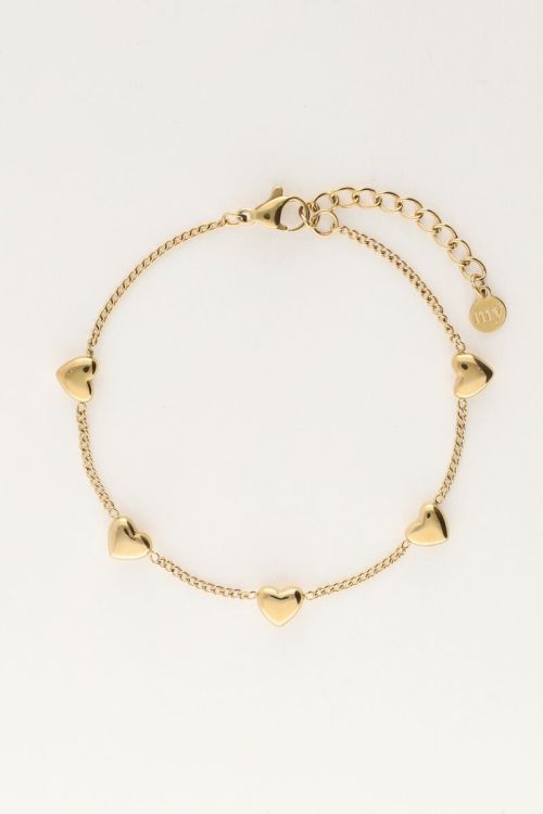 Valentine's bracelet with five hearts | My Jewellery