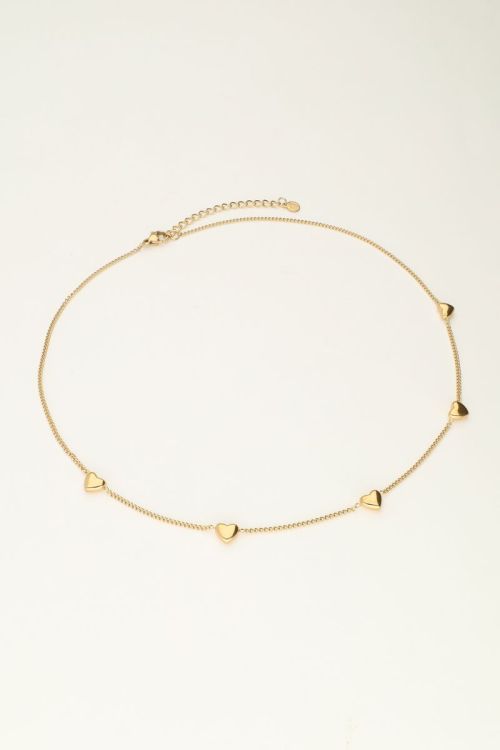 Valentine's necklace with five hearts | My Jewellery