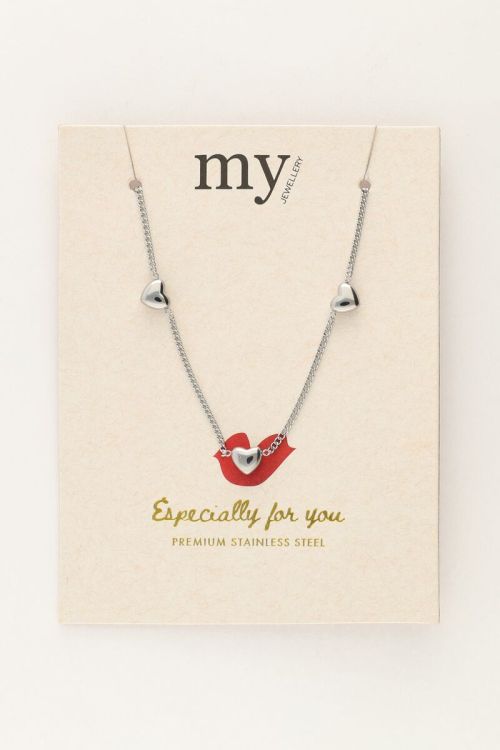 Valentine's necklace with five hearts | My Jewellery