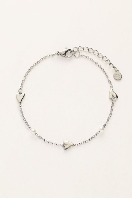 Bracelet avec cœurs et perles fantaisie | My Jewellery