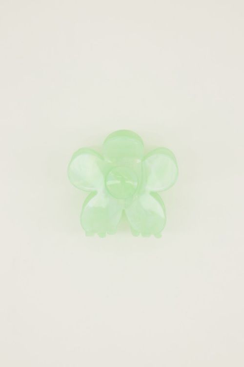 Green flower claw clip | My Jewellery