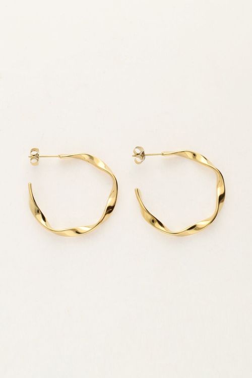 Twisted hoop earrings | My Jewellery