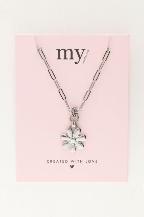 Chain necklace with large flower | My Jewellery