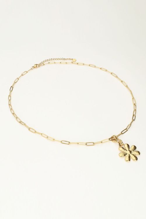 Chain necklace with large flower | My Jewellery