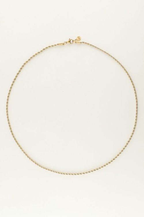 Equal necklace with small twisted effect | My Jewellery
