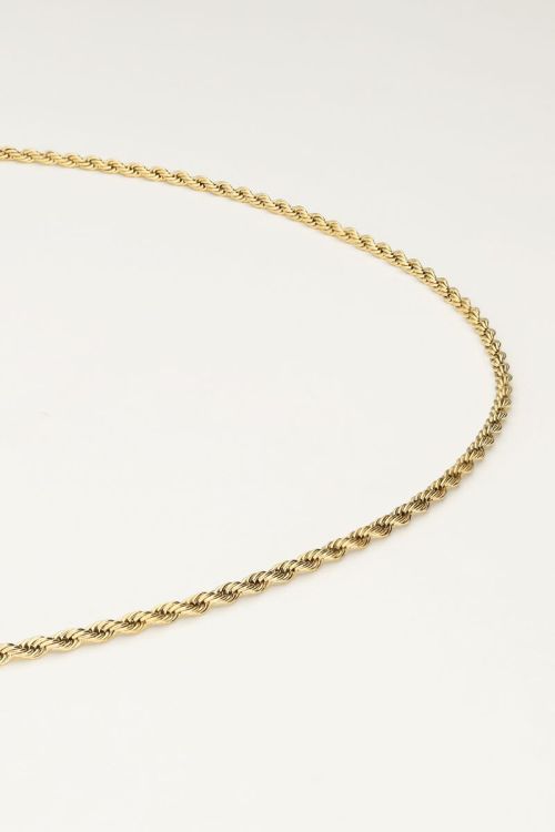 Equal necklace with small twisted effect | My Jewellery