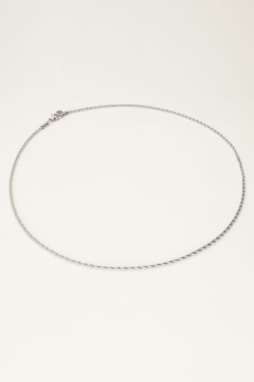 Equal necklace with small twisted effect | My Jewellery