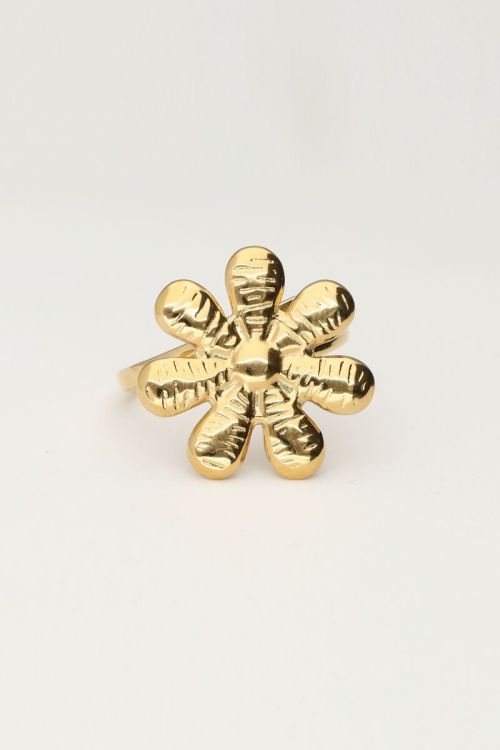 Statement ring with flower | My Jewellery
